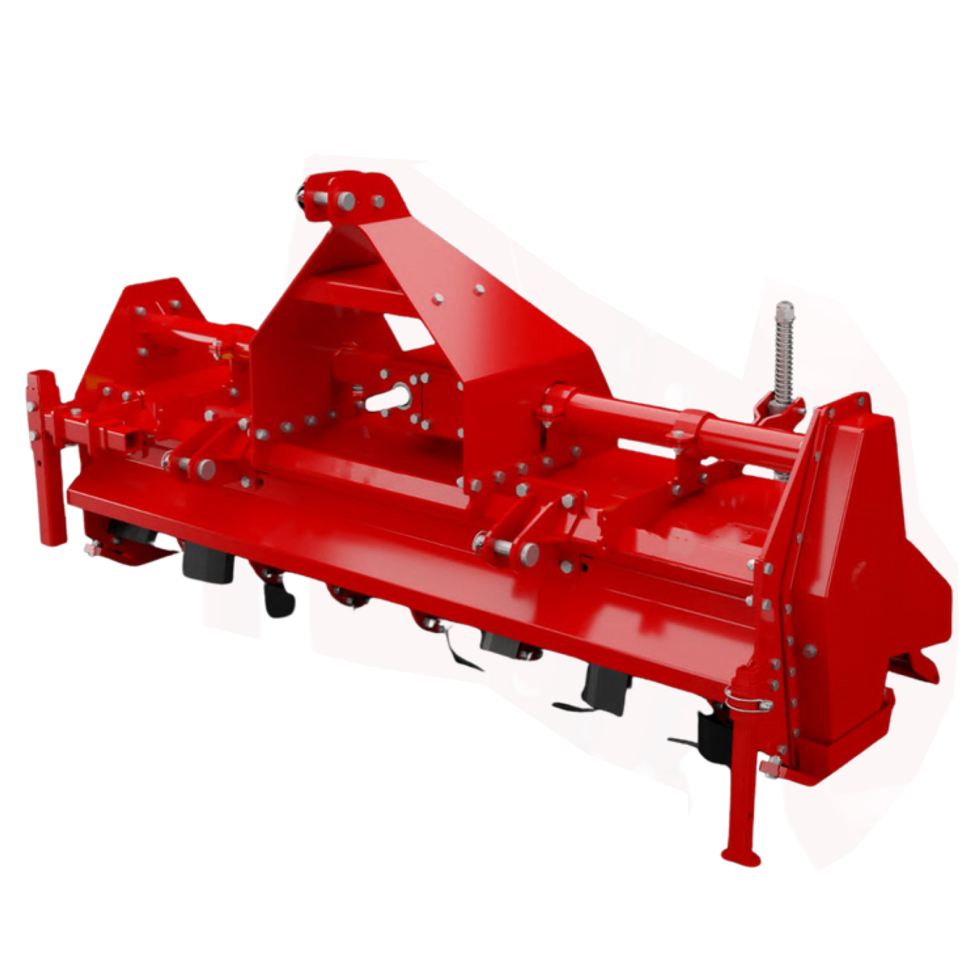 KRITTVO ROTARY TILLERS are heavy-duty, PTO-driven rotary tillers engineered for fast, uniform soil preparation with long-lasting performance in demanding field conditions. Salient Features High quality boron steel blades High-tensile graded fasteners Heavy-duty gearbox Powder-coated paint for durability Flexible heavy duty damper spring assembly Ensures smooth operation in various soil types Provides ease of working in all type of cultivation Suitable for puddling due to improved soil churning