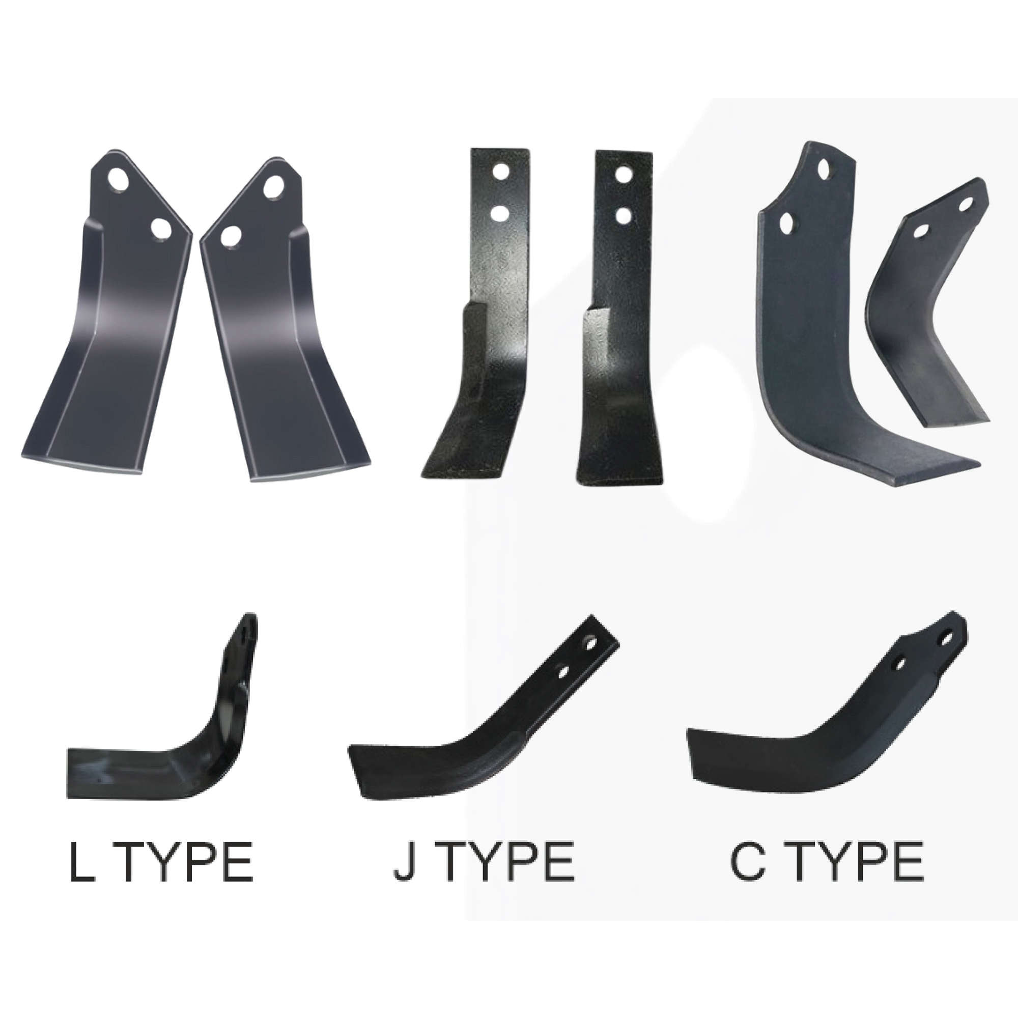 STEEL ROTARY TILLER BLADES