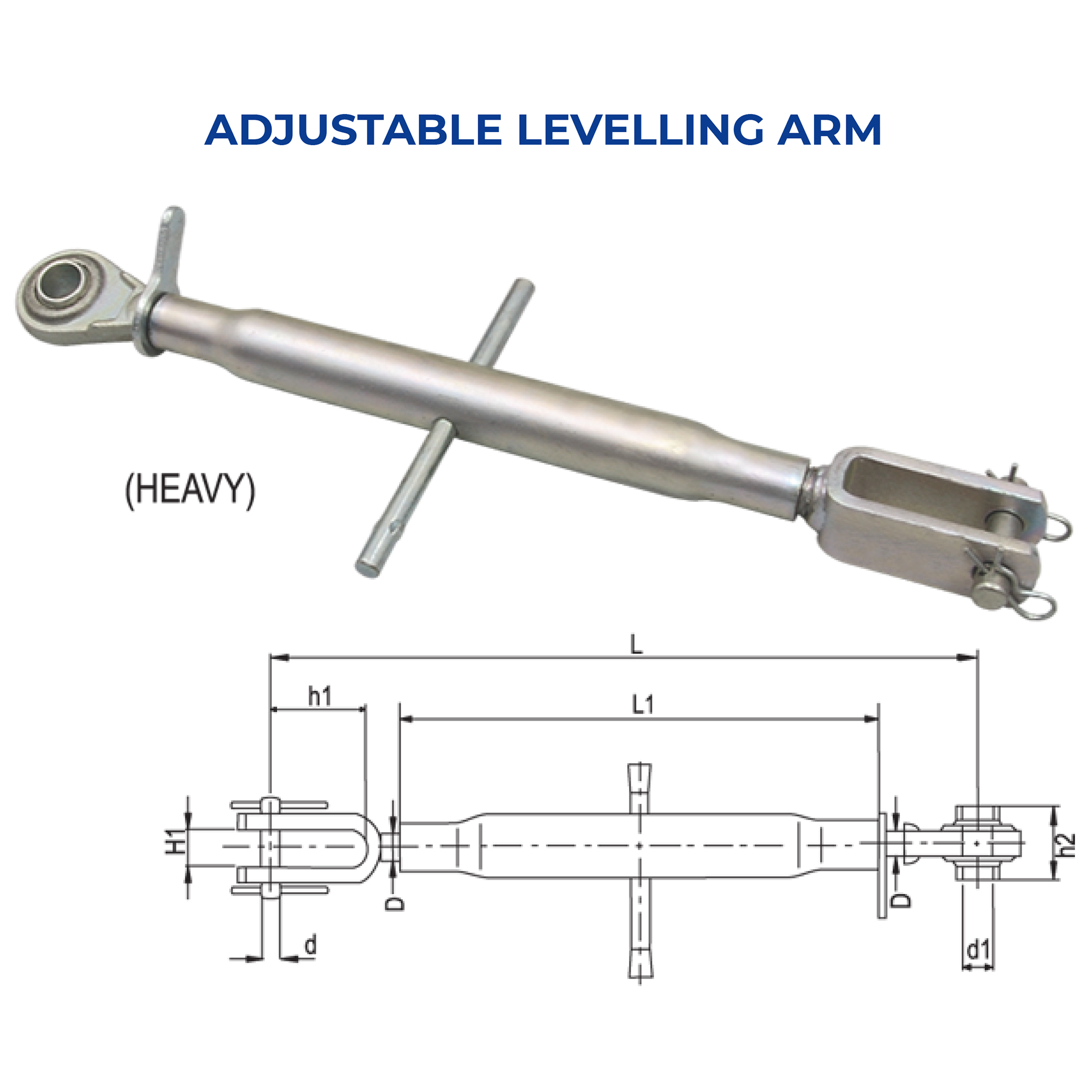 THREE POINT LINKAGE LEVELLING ARM