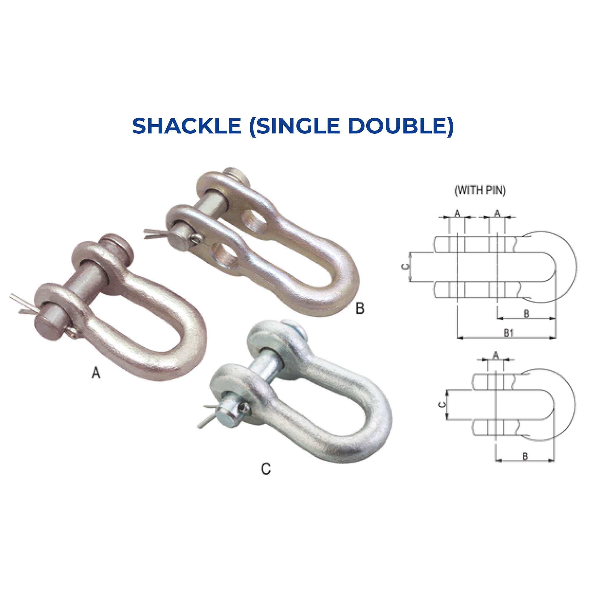 THREE POINT LINKAGE RAPID HOOK & SHACKLE