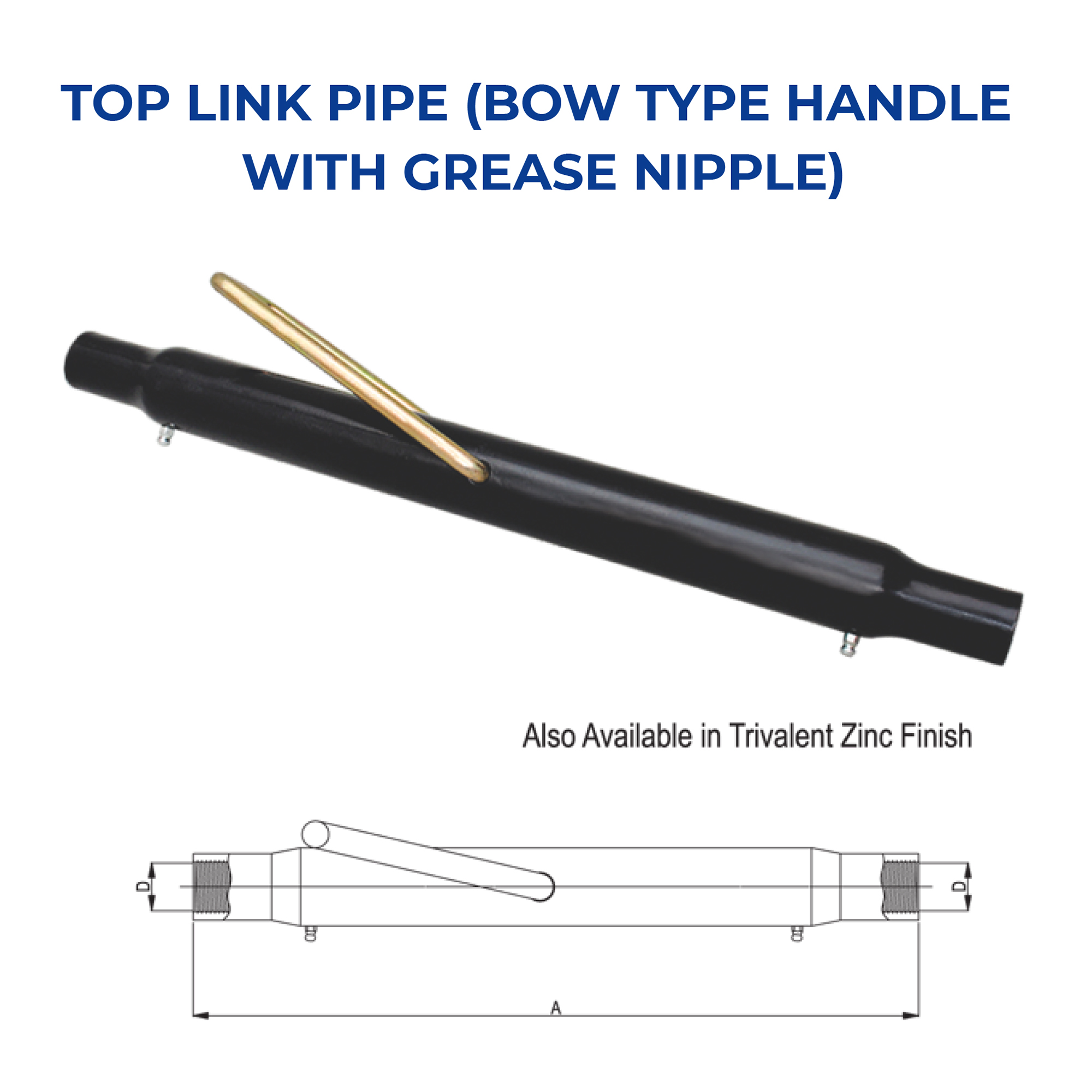 THREE POINT LINKAGE TOP LINK PIPE